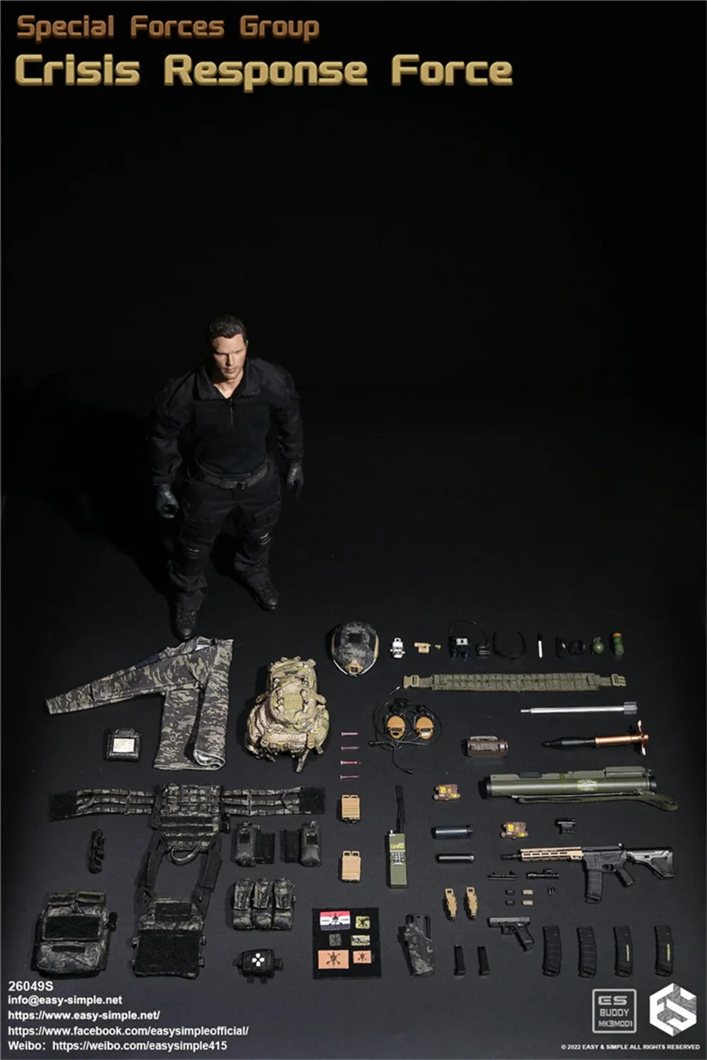 1/6th EASY&SIMPLE ES 26049S Handsome Guy Man Tom Cruise Full Set Moveable Action Figure Gift For Fans Collect About 12"