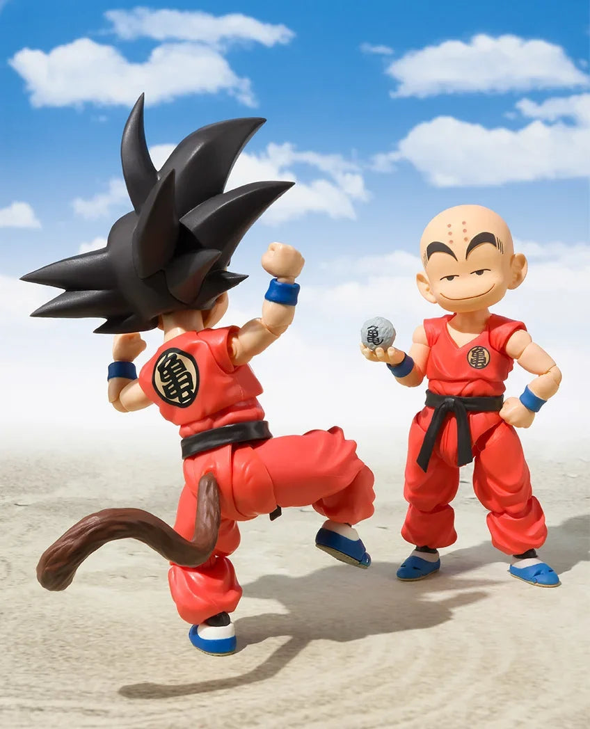100% Original Bandai Dragon Ball Sh Figuarts Shf Klilyn Krillin Action Figures Anime Model Toys Figura Pvc Gifts in Stock