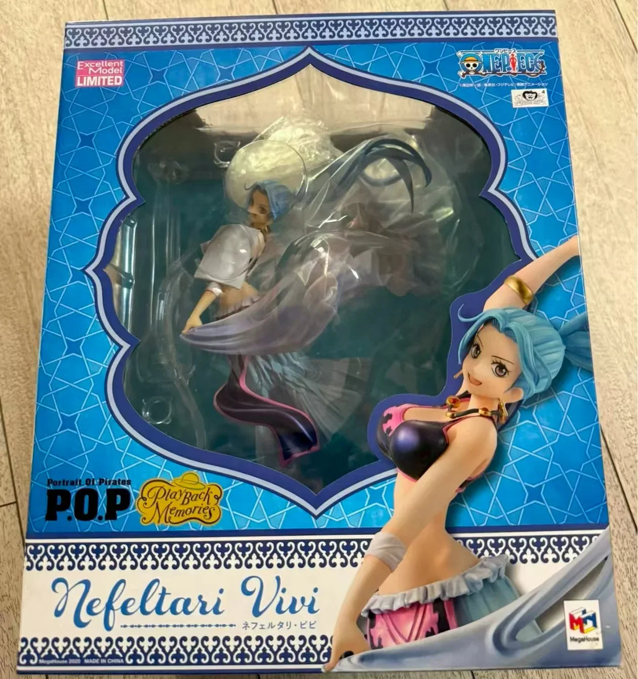 Original MegaHouse Portrait of Pirates "Playback Memories" ONE PIECE Nefertari Vivi Anime-Charakter-Spielzeugmodelle
