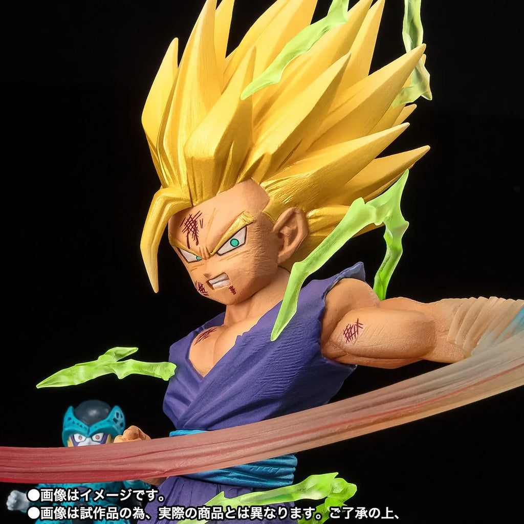 100% Original in Stock Bandai Spirits  Figuarts ZERO Dragon Ball Z Son Gohan SSJ2 Cell Jr. Anger Exploding Into Power!!