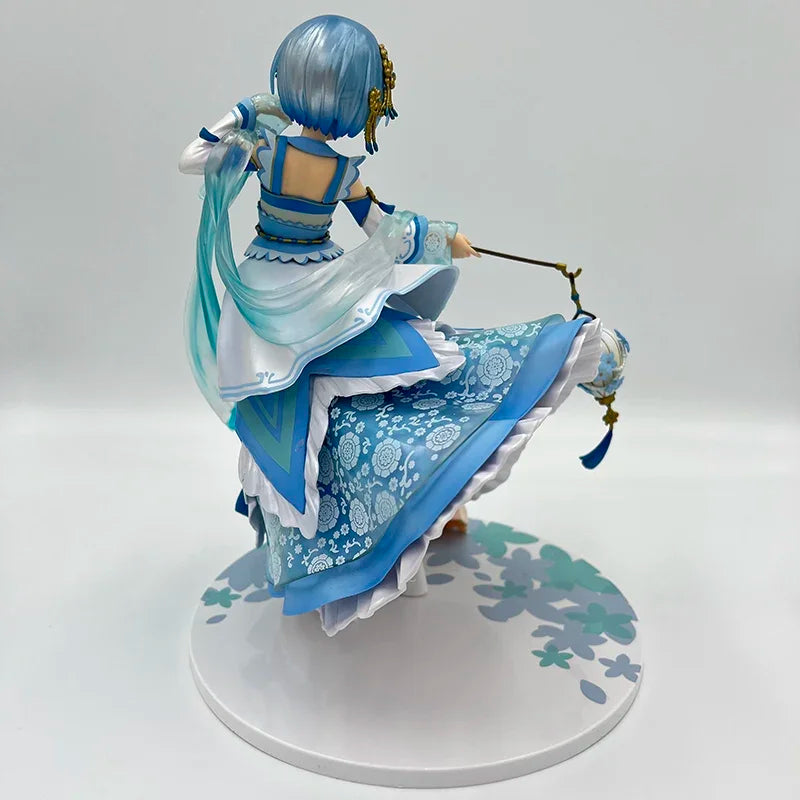 26cm Rem Hanfu Sexy Anime Figure Re:ZERO -Starting Life in Another World Rem Ram Action Figure Adult Collectible Model Doll Toys
