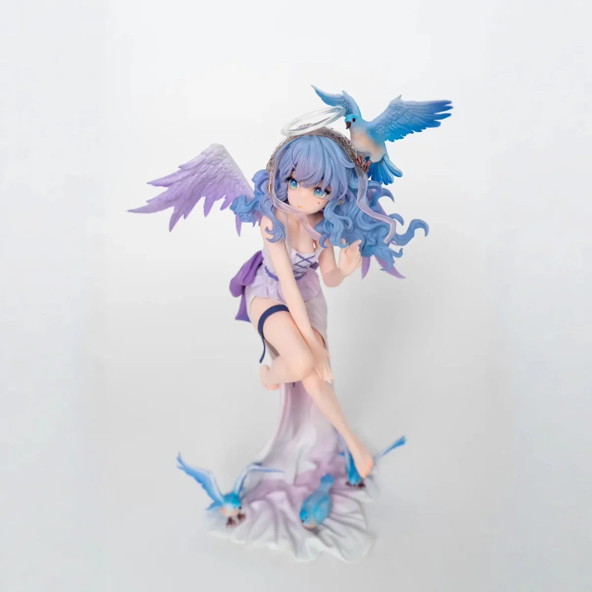 25cm Ariel The Little Angel Sitting Position 2 Colors Cartoon Girl Figure Model Statue Collection Desktop Ornament Toys For Gift
