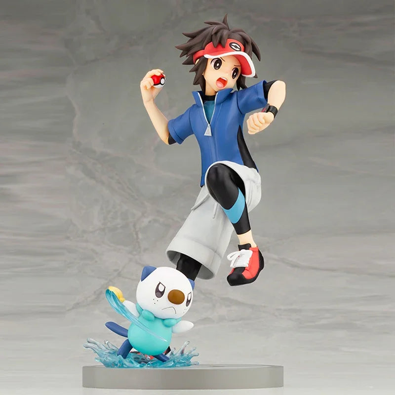 KOTOBUKIYA Genuine Pokémon Anime Figure Nate Oshawott Action Figure Toys for Kids Gift Collectible Model Ornaments Dolls
