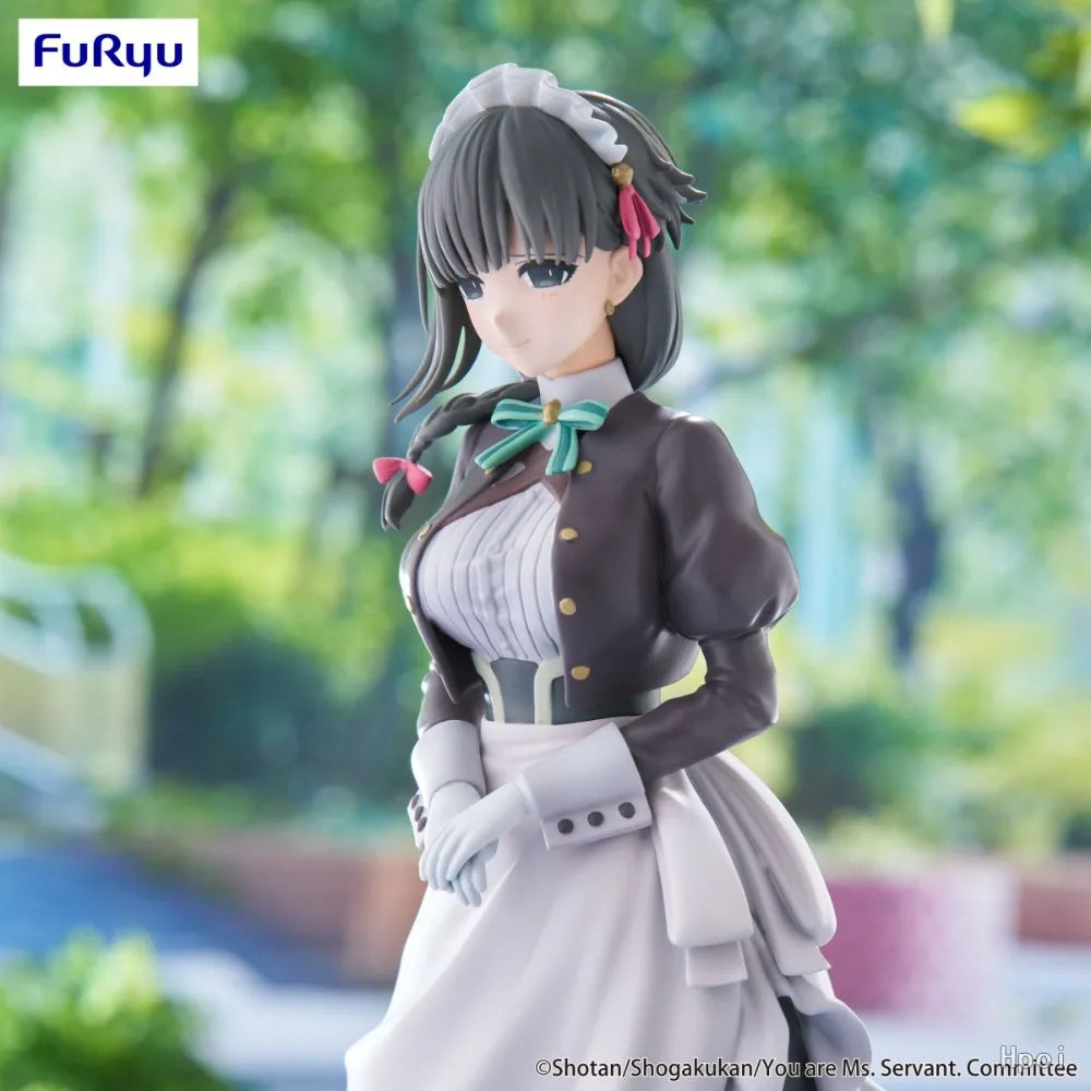 In Stock FuRyu Original Genuine Anime You Are Ms.servant Trio-Try-iT Figure Yuki Xue 20cm Collections Model Toy Figures Gift