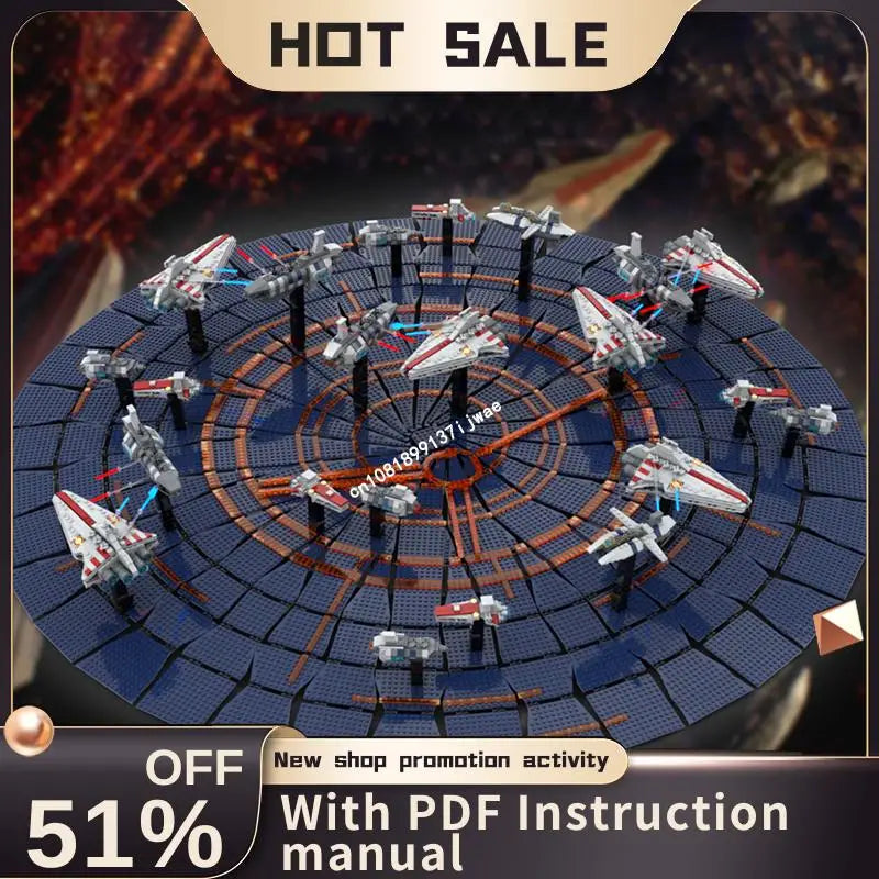 New 6509Pcs Famous Space War Series Movie Classic Campaign View Model Custom Puzzles Diy Creative Ideas Kids Toys Birthday Gifts