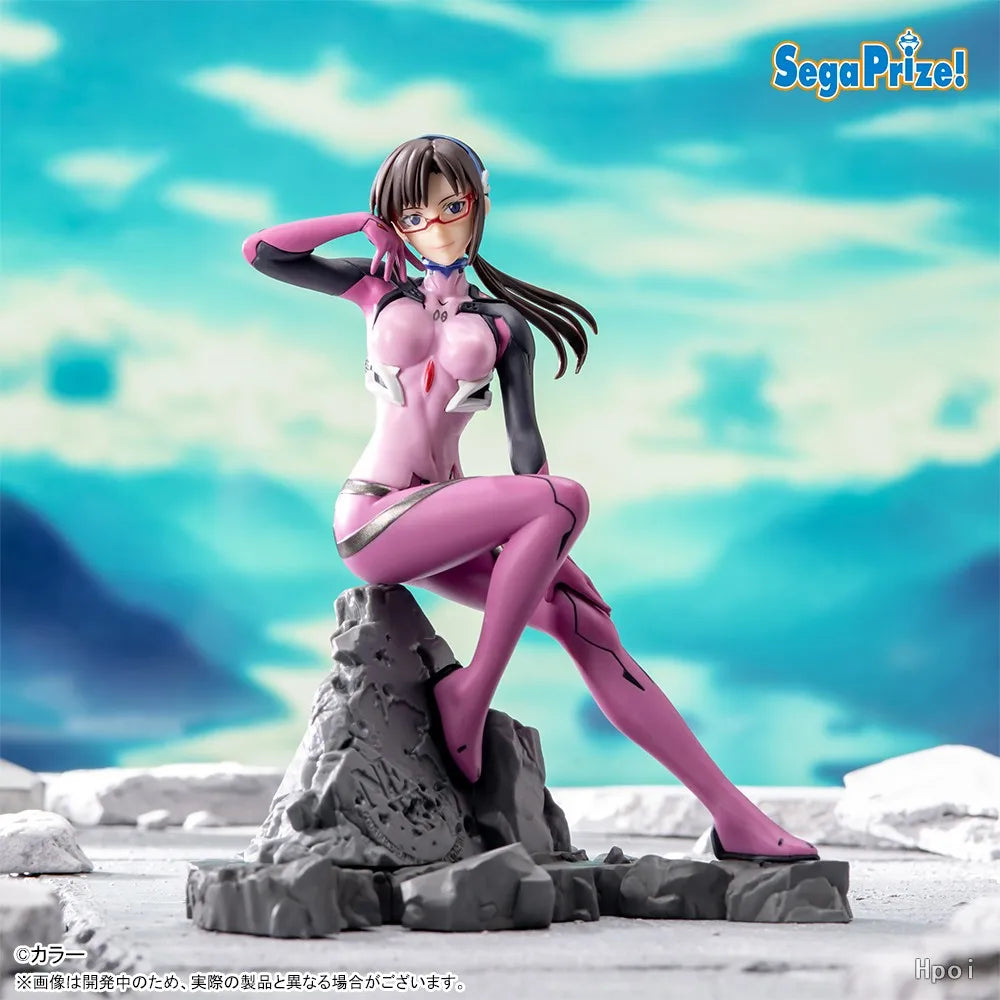 Bandai Namco Banpresto Luminasta Neon Genesis Summer Dress Ver.2 Asuka Langley Soryu Pvc 15cm Figure Anime Model Toy