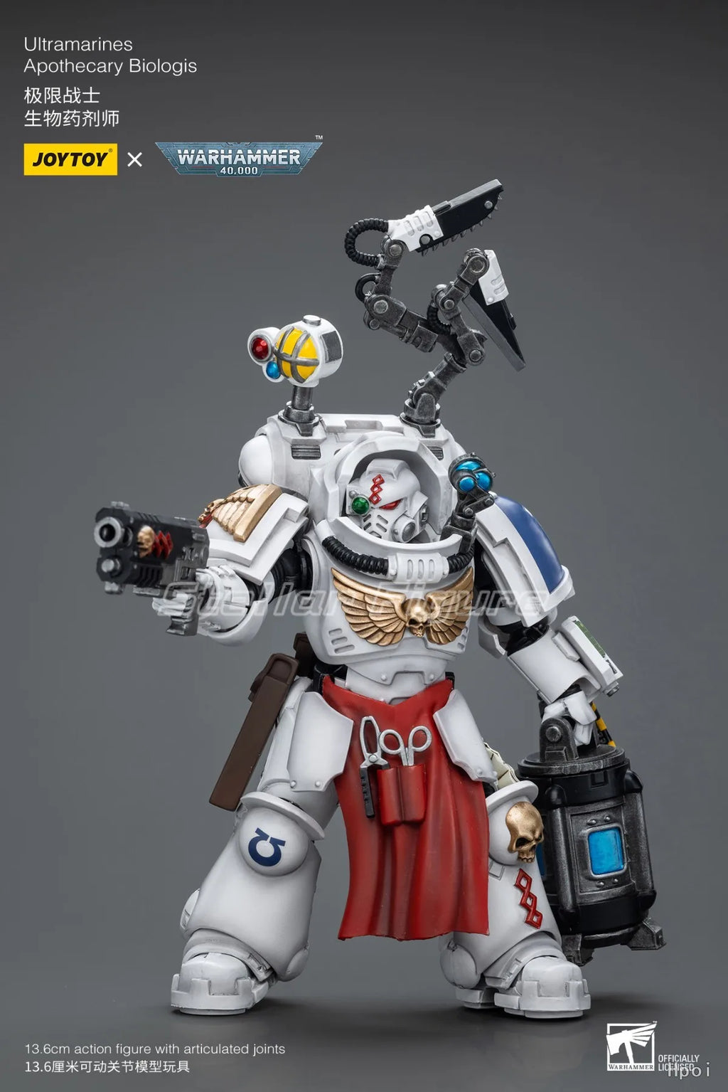 【SF】JOYTOY Warhammer 40K   1/18 Action Figure Ultramarines Apothecary Biologis Model Gifts Collection Ornaments