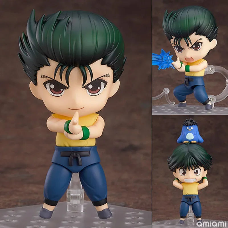 23cm ARTFX J YuYu Hakusho Hiei Anime Figure Youko Kurama/Yusuke Urameshi/Shuichi Minamino Action Figure Gk Model Doll Toys Gifts