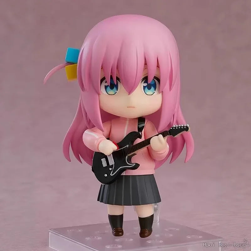 Q Version Bocchi The Rock! Lonely 2069# Gotoh Hitori Action Figures Face Replacement Model Doll Ornament Handmade Toy