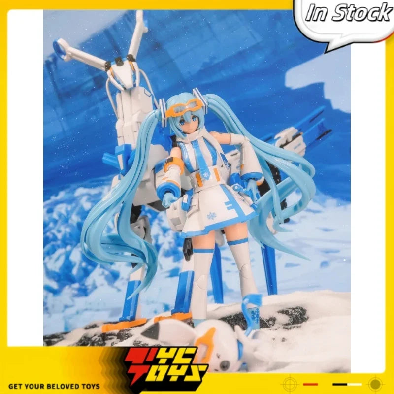 TYCTOYS In Stock Original HIPLAY SOSKILL Miku Snow Miku Ice Echo Static Action Figure Model Kit Toys Holiday Gifts