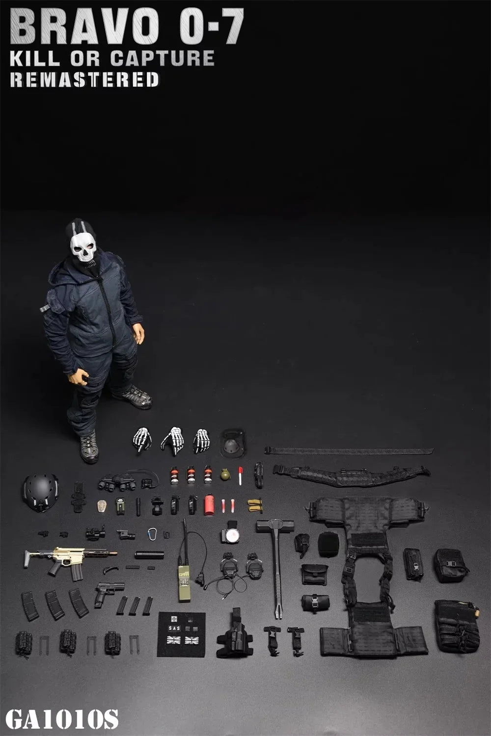Auf Lager Zum Verkauf 1/6 EASY&SIMPLE ES GA1010S SAS Man Soldier Ghost Komplettes Set Bewegliche Actionfigur ca. 30cm Für Fans & Sammler
