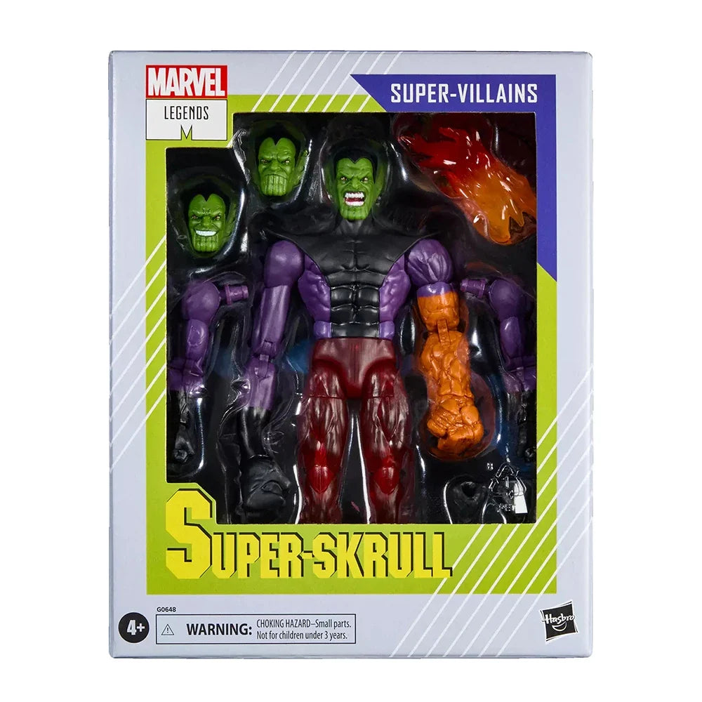 [In-Stock] NEW Hasbro Marvel Legends Series Villain Super-Skrull (Fantastic Four) 15cm Scale Anime Action Figure Model Toy Gifts