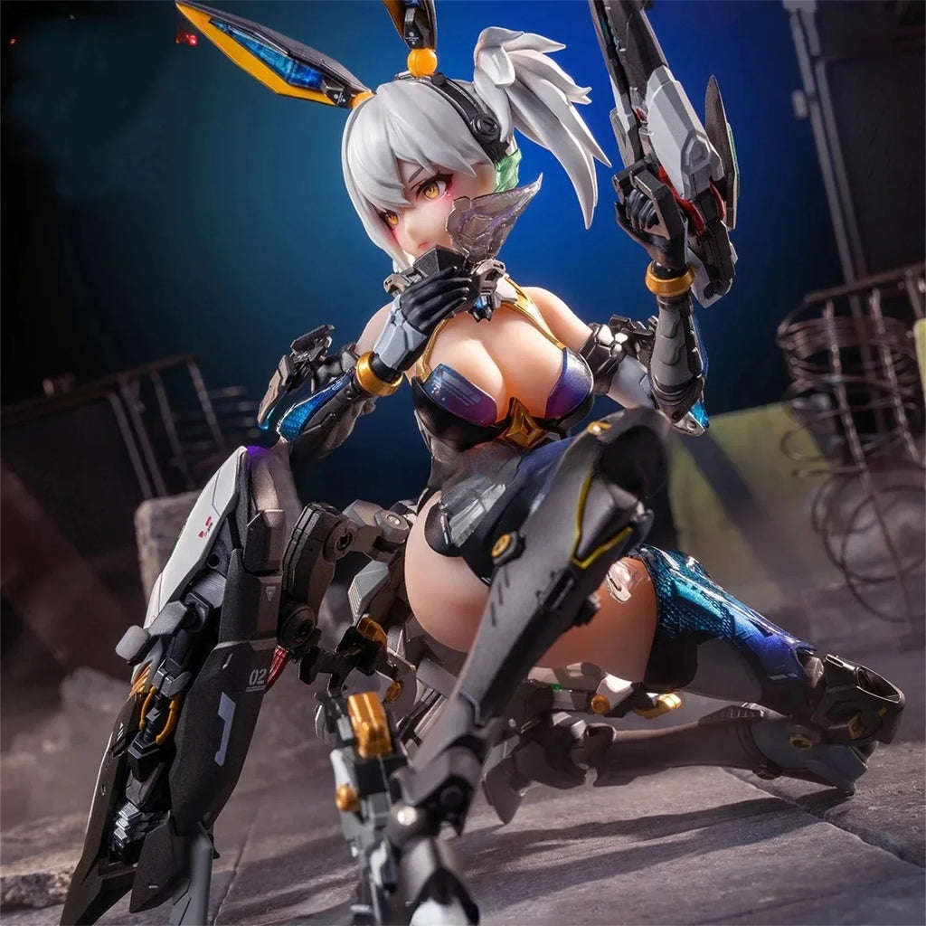 In Stock Big Man Master 1/9 Nuclear Gold Reconstruction Thunder Task Force Vodka Mirror Movable Glue Machine Girl