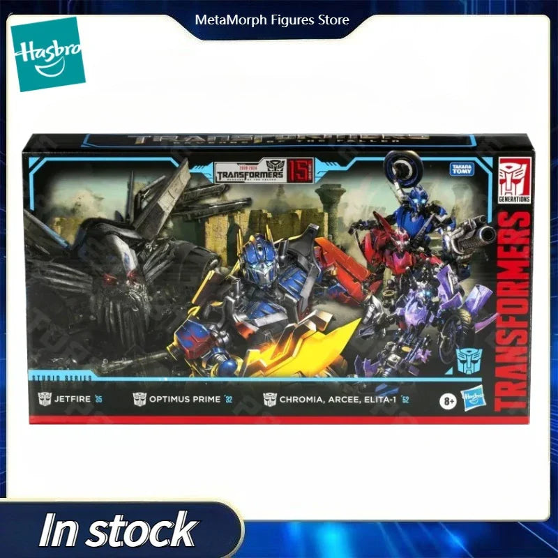 Original Hasbro Transformationsspielzeug SS Studio Series 15-jähriges Jubiläum des Films Autobot Fünf-Personen-Anzug Anime Figur Spielzeug