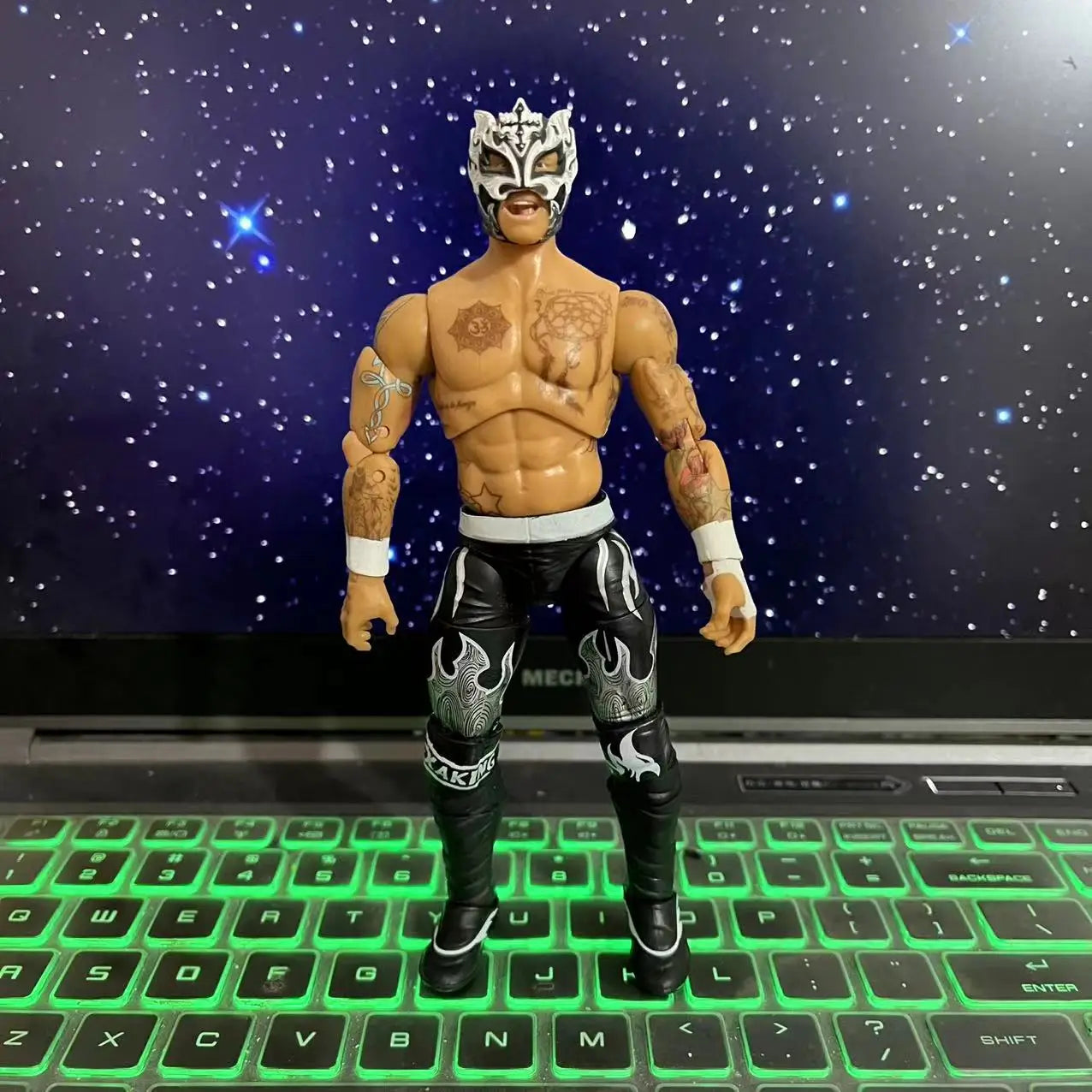 JIMMY&JEY USO Sting Roman BIG Aew Action Figure Challenge Arena Wrestling Gladiator Moving Figure