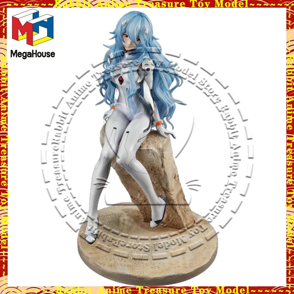 In Stock Original Genuine MegaHouse Scale Figure Shin Evangelion: The Final Rei Ayanami Non PVC ABS Collectible