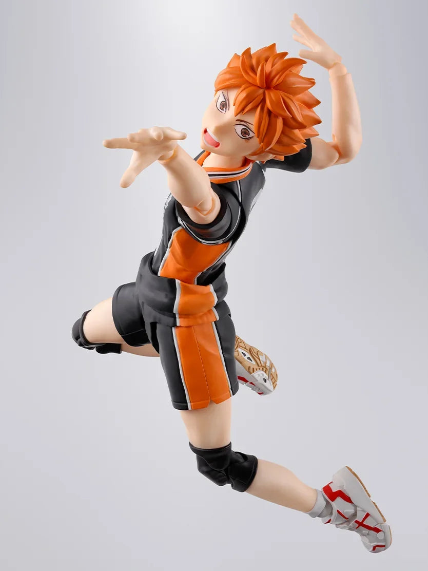 Original BANDAI S.H.Figuarts Shoyo Hinata Haikyu!! Anime Figure Toys Action Figurine PVC Model Collection