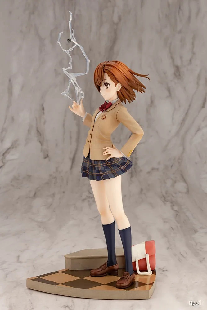 Original in Stock KOTOBUKIYA Toaru Kagaku No Railgun T Misaka Mikoto 1/7 Figures Model Toys Gifts Collection Ornaments