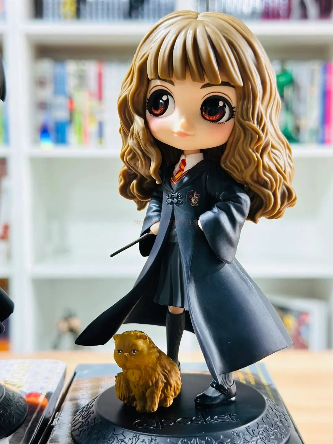 14cm Original Bandai Q Posket Harrys Potter Series Version Role Draco Malfoy Hermione Action Figure Anime Collectible Kids Dolls