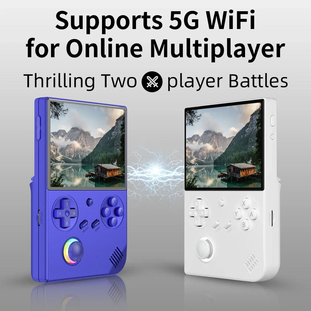 ANBERNIC RG 40XXV Retro Handheld Game Console 4.0 inch 640*480 IPS Screen Linux 64bit System With RGB Light 256G PSP 300+ Games