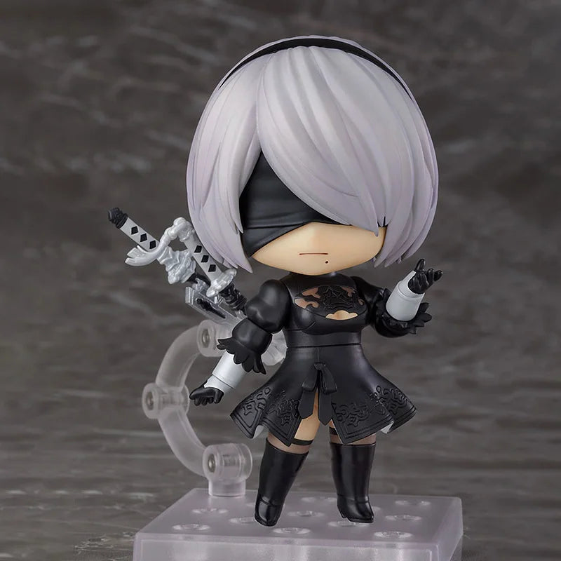 Anime Q -Verison 1475 NieR:Automata 2B Anime YoRHa No.2 Type B Action Figure  Collection Model Toy Doll  Christmas Present