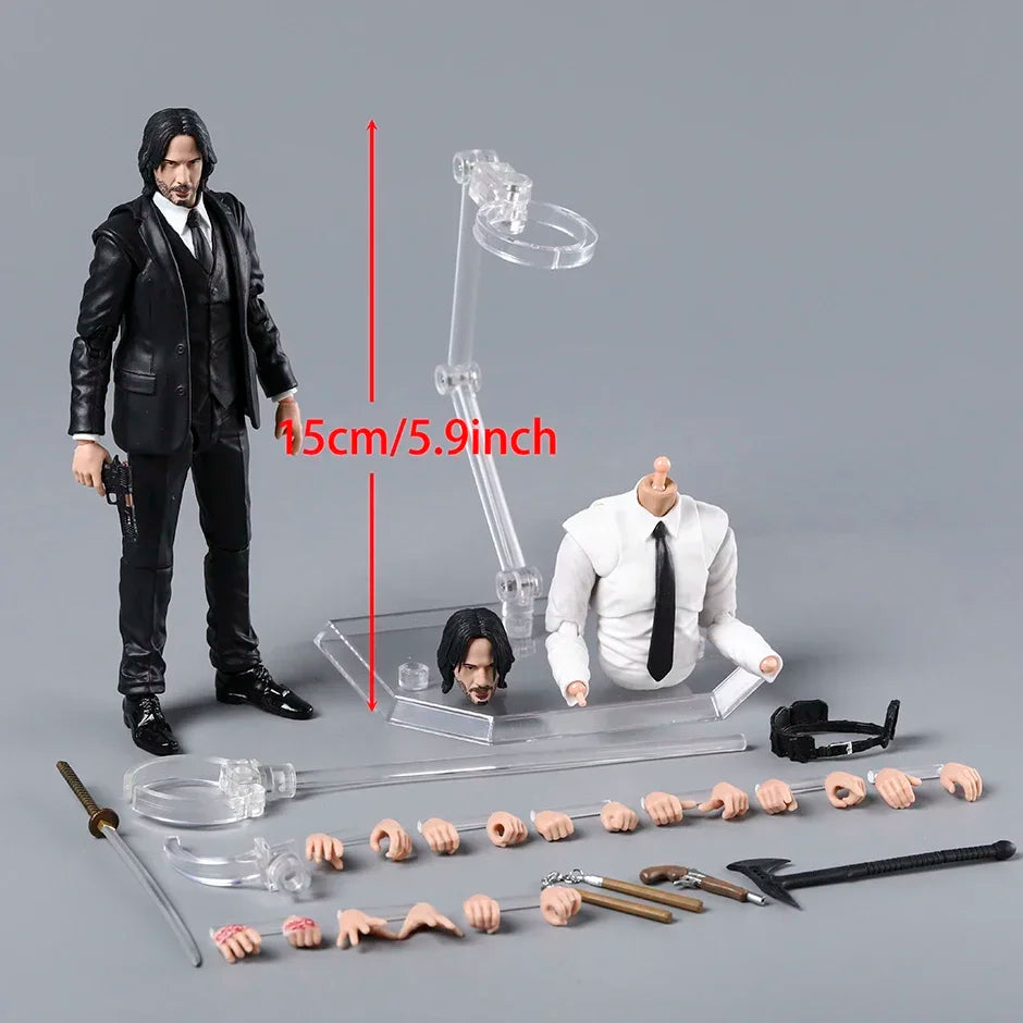 Medicom MAFEX No.212 John Wick Chapter 4 Action Figure Model Toy Gift For Collection