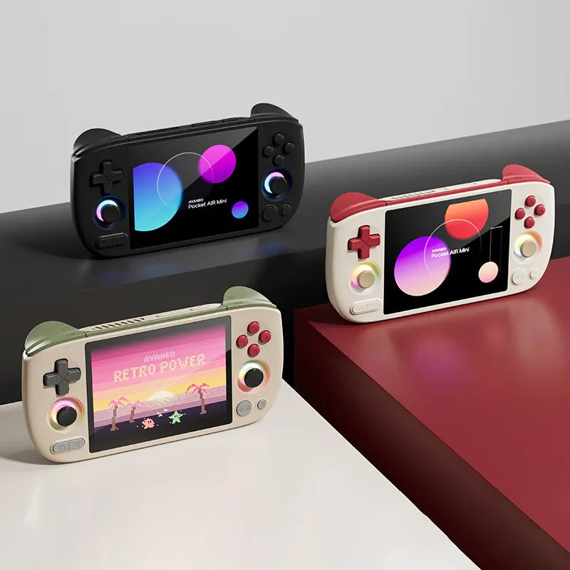 AYANEO Pocket AIR Mini Gaming Console 4.2 Inch 1280*960 LCD Screen Android Handheld Gaming Consoles MTK Helio G90T Hall Joystick