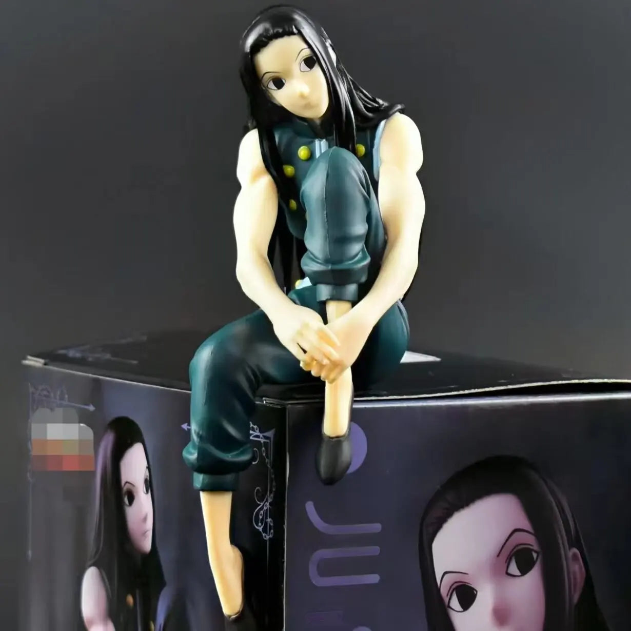 Hunter X Hunter Kurapika Sitting Pose Anime Figure Noodle Stopper Collectible Model Desk Decor For Anime Fans Wholesale