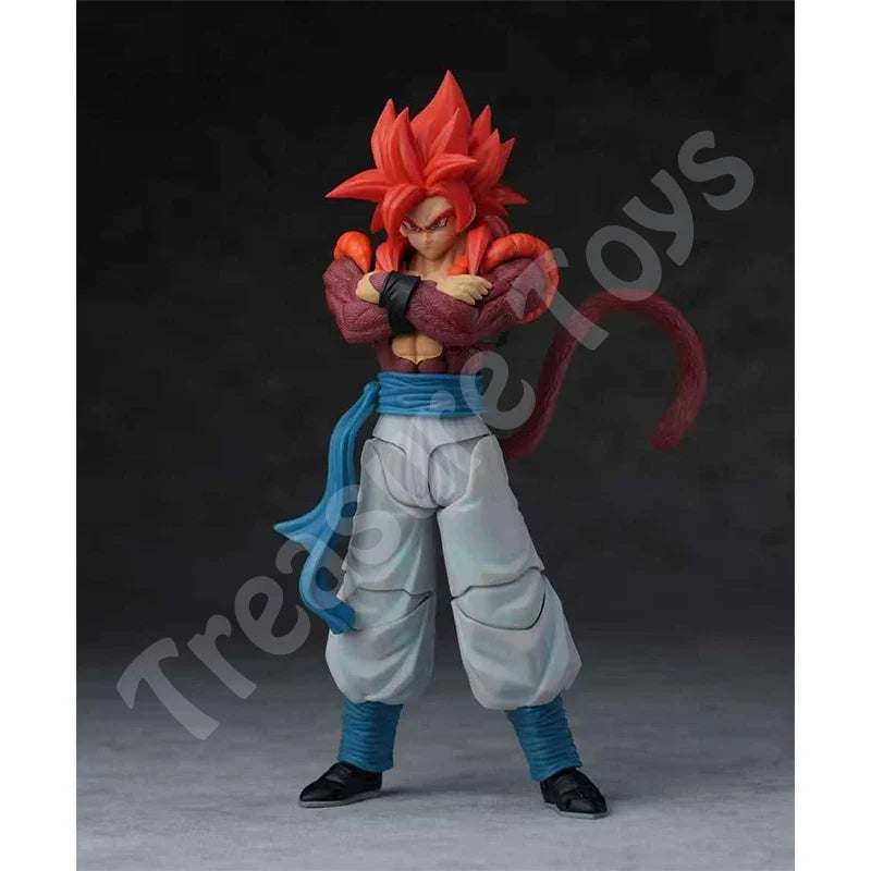 Tonsen Arttoys Kamione Studio Gogeta Figure Dragon Ball GT Super Saiyan 4 SSJ4 Gogeta Anime Action Figures Toys Kids Gifts