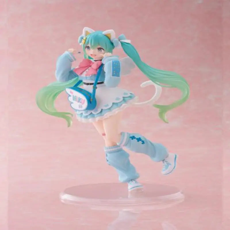 100% Genuine Taito Hatsune Miku Fantasy Hatsune Fashion Pvc Anime Figure Model Collector Desktop Ornament Toy Gift In Stock