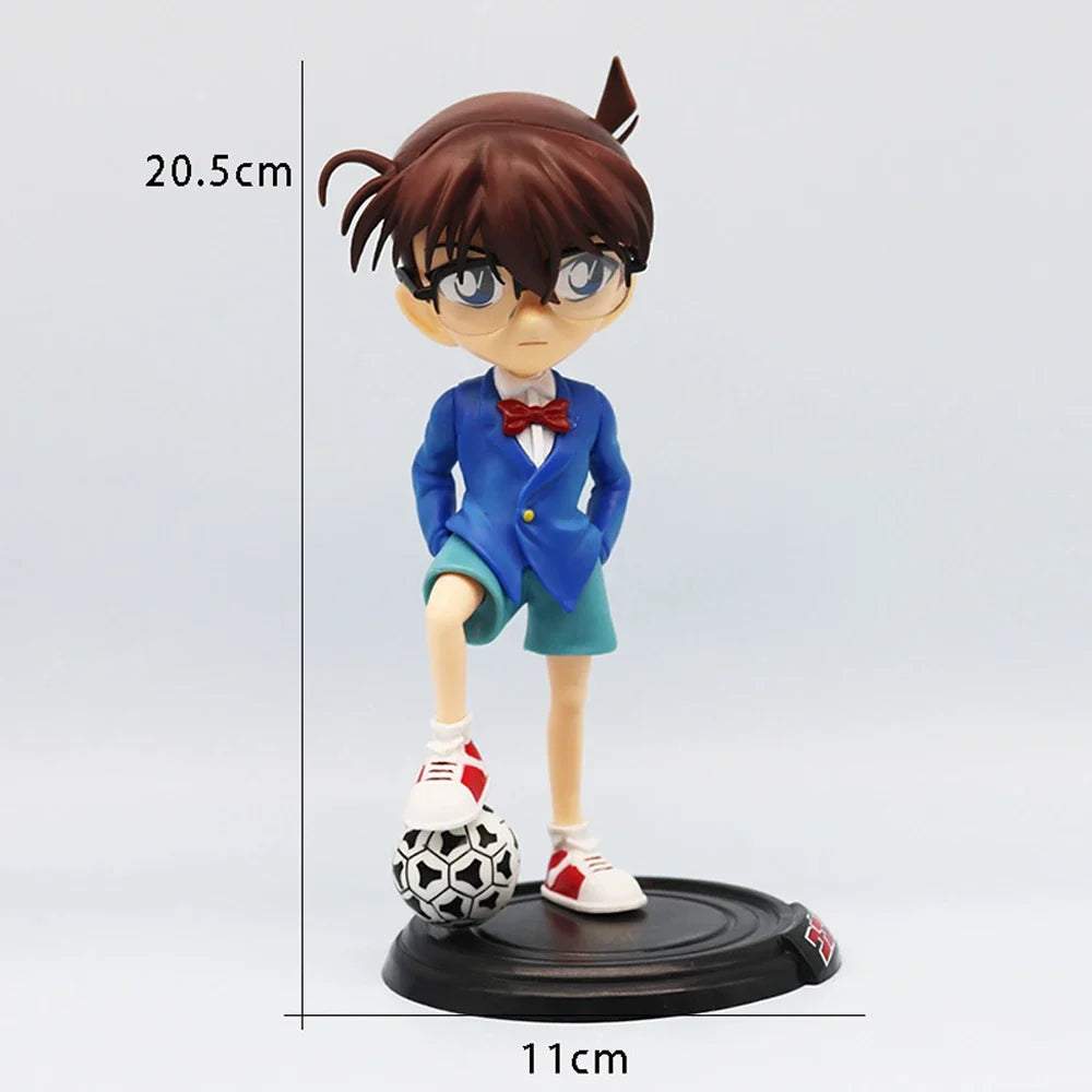 Hot 20cm Anime Detective Edogawa Kudou Shinichi Action figure PVC Figure Doll Collection Display Model Decoration Gift In Stock