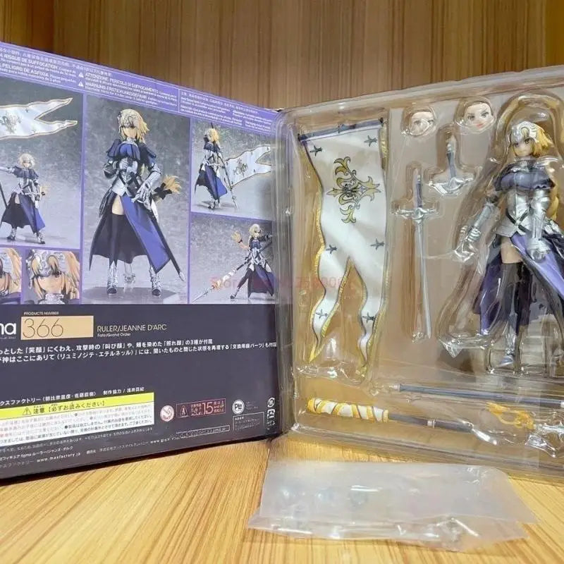 14cm Fate Grand Order Apocrypha Anime Figure Ruler Figma Quasi-saber Alter Jeanne D'arc Pvc Action Figure Collectible Model