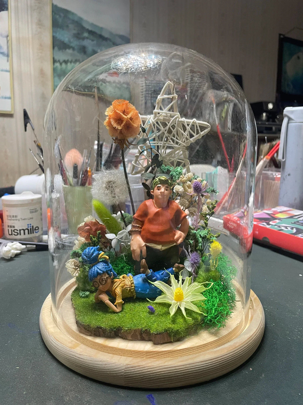 It Takes Two Custom Collection Model with Base Birthday Gifts Toy Figures