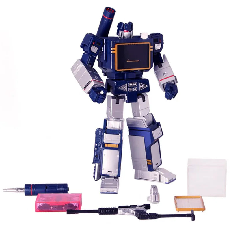 THF THF-01J Soundwave 25cm KO MP13 Masterpiece Transformation Action Figure Toy Soundblaster Movie Model Deformation Car Robot