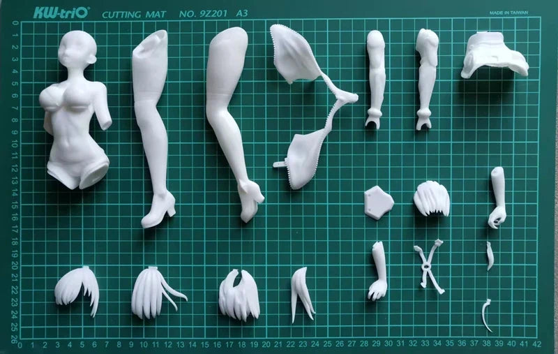 Resin Figure Kit FGO Mash Kyrielight Fate/Grand Order マシュ・キリエライト 1/6 Unpainted Garage Resin Kit Model GK
