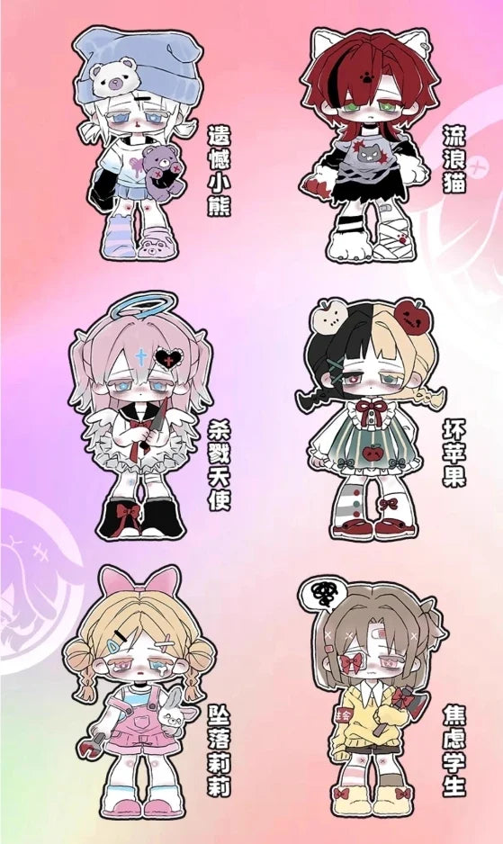 Missy Sweet Mourning Lolita Series  Cute Action Figure Toys Kawaii Anime Figures  Dolls Toy Gift