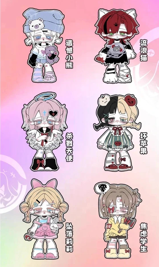 Missy Sweet Mourning Lolita Series  Cute Action Figure Toys Kawaii Anime Figures  Dolls Toy Gift