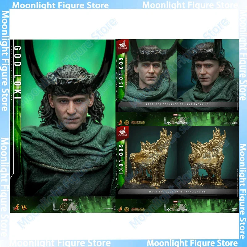 Auf Lager HotToys Gott Loki Gel Haar Version Haartransplantations Version 1/6 Soldat Puppe Anime Actionfigur Spielzeug Modell Sammlung