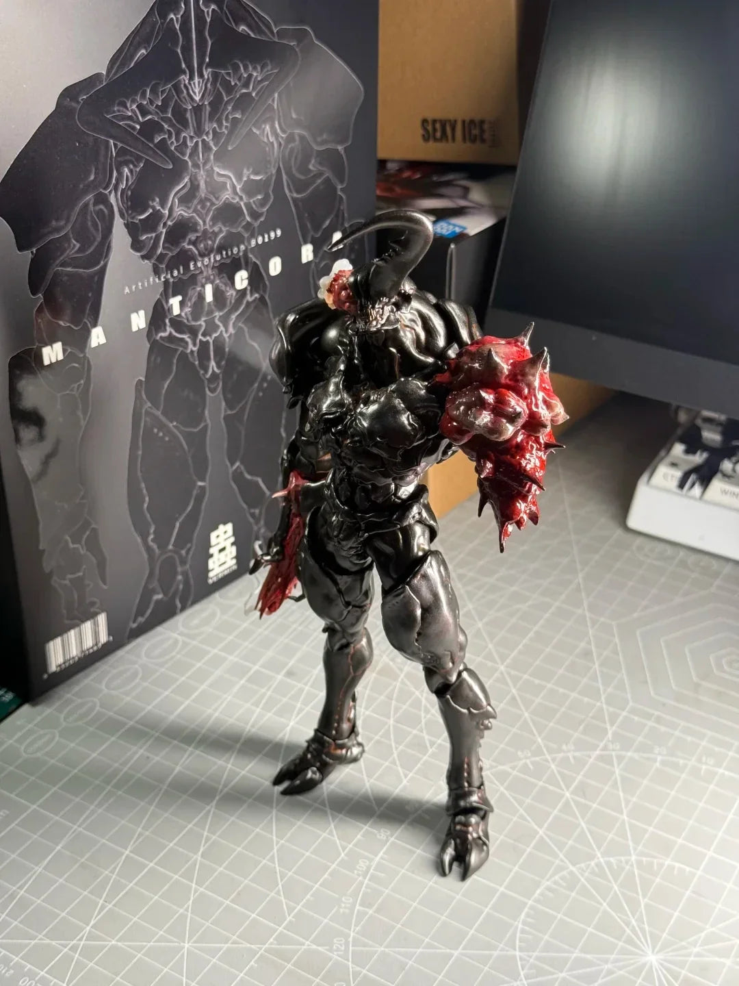 New In Stock Ice Sense Studio 1/12  Worm Series Artificial Evolution Experiment B0199 MANTICORA Action Figure Model Toys