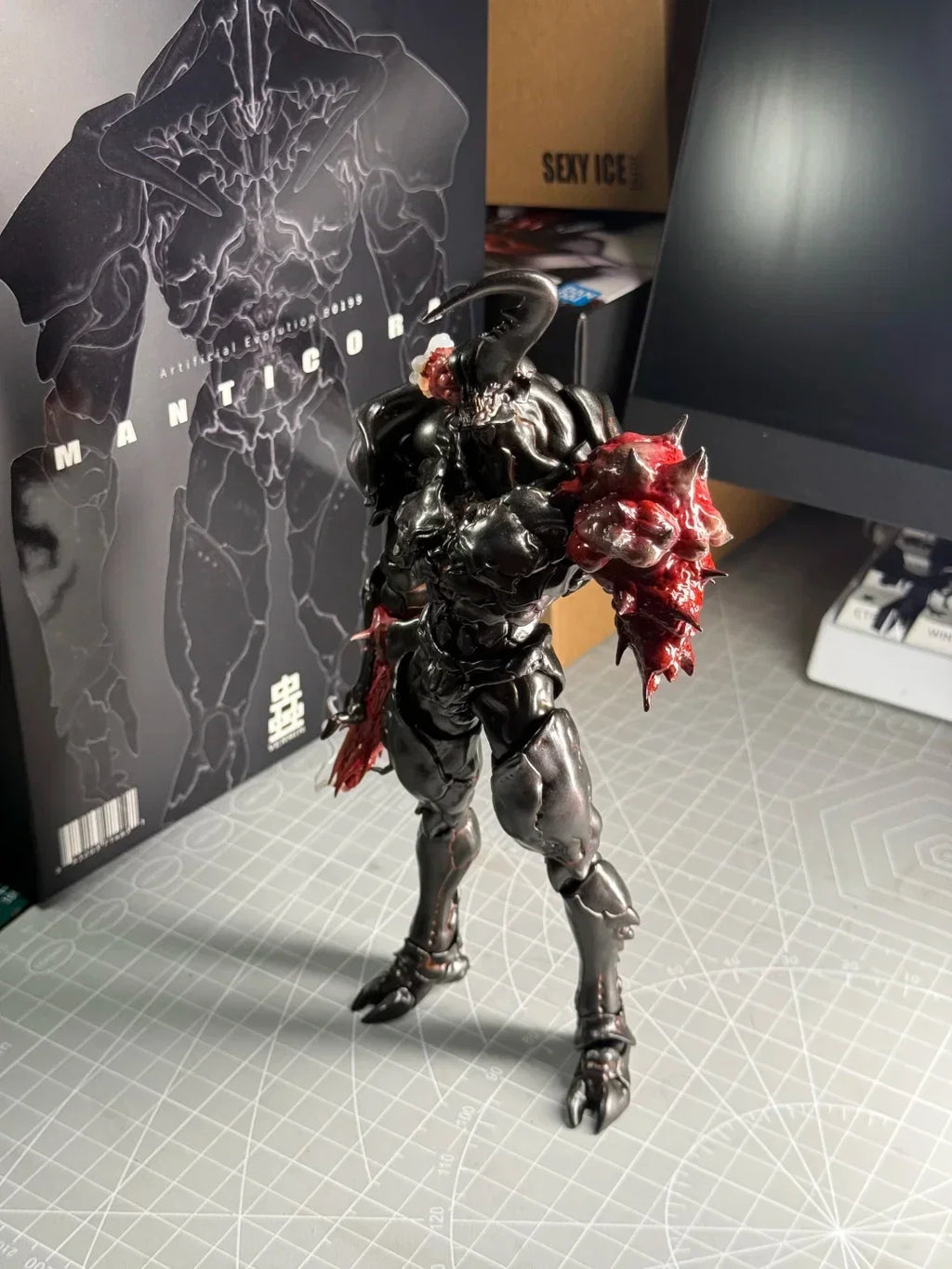 New In Stock Ice Sense Studio 1/12  Worm Series Artificial Evolution Experiment B0199 MANTICORA Action Figure Model Toys