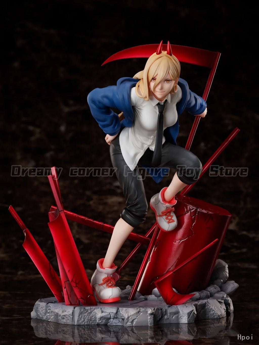 【In Stock】Original F:NEX MAPPA CHAINSAW MAN POWER 1/7 Scale Figure Model Collection Toy