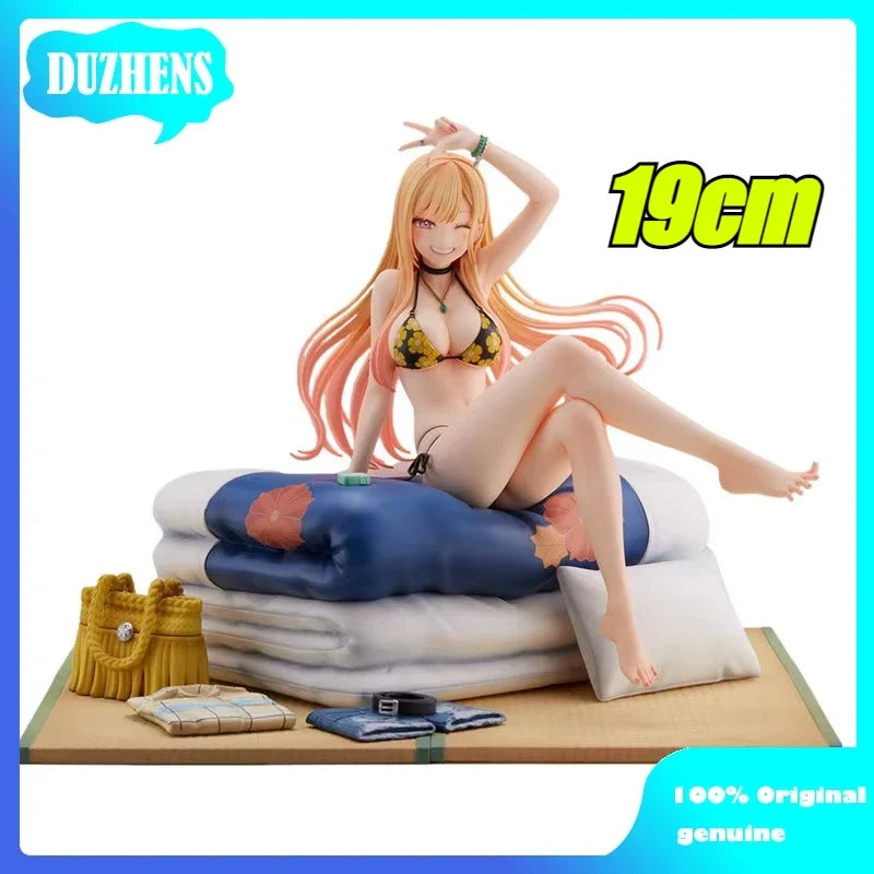 Aniplex Original:Kawaii girl Kitagawa Marin swimsuit 19cm PVC Action Figure Anime Figure Model Toys Figure Collection Doll Gift