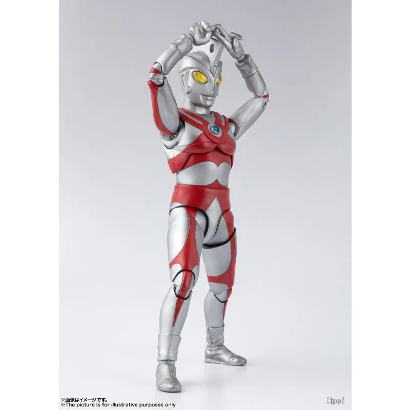 BANDAI Original S.H.Figuarts Action Figure Series Ultraman Ace Action Figure Model Toys Movable Model Ornaments Gifts Fo Boys