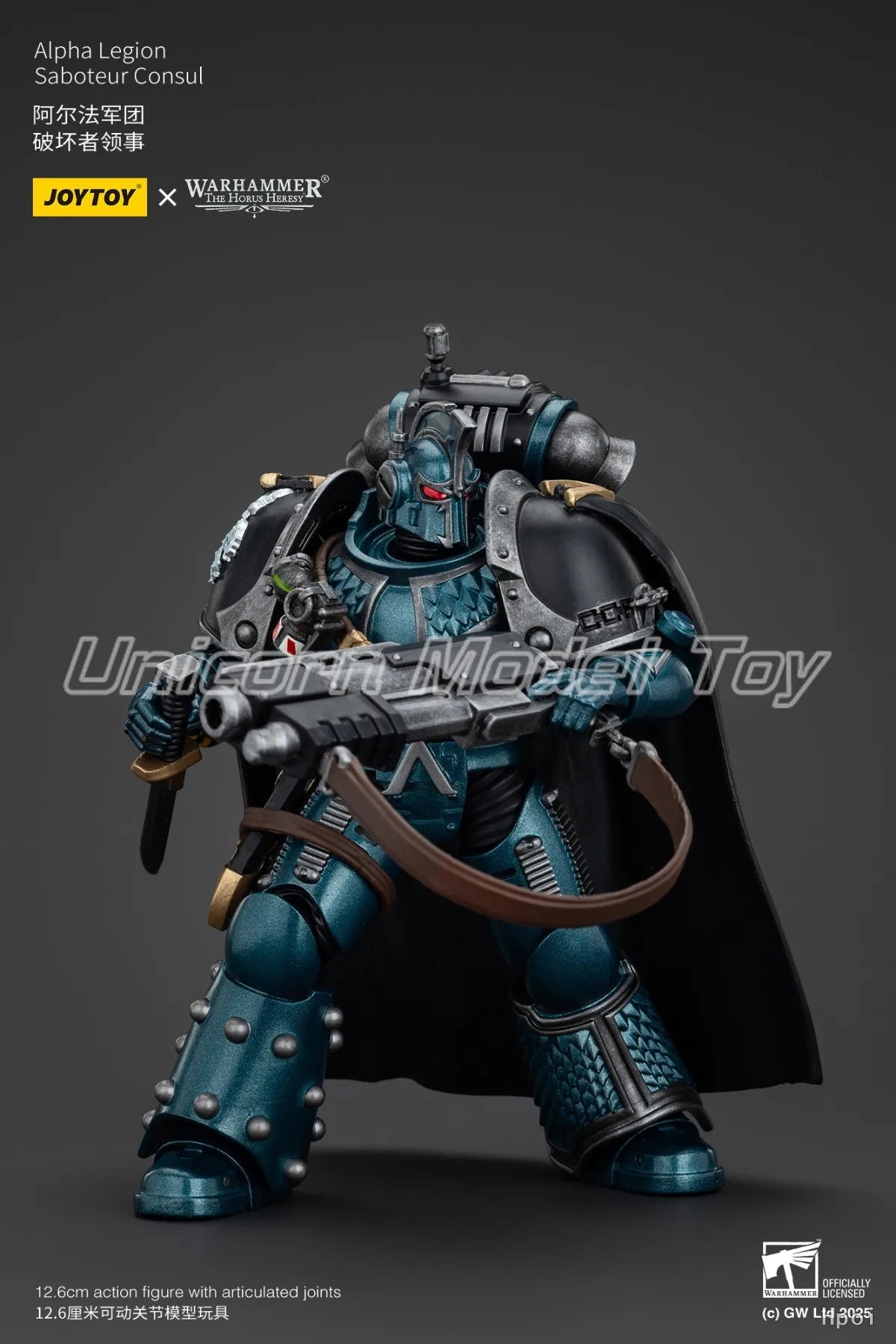【In Stock 】Original JOYTOY Warhammer 40K Alpha Legion Saboteur Consul 1/18 Action Figure Model Toys Gifts Collection