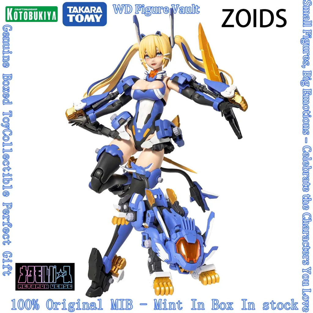 In stock KOTOBUKIYA x TAKARA TOMY ZOIDS CHRONICLE METAMOR VERSE (MV-01) BLADE LIGER & SAPPY  Figures  Plastic Model Kit Toy Gift
