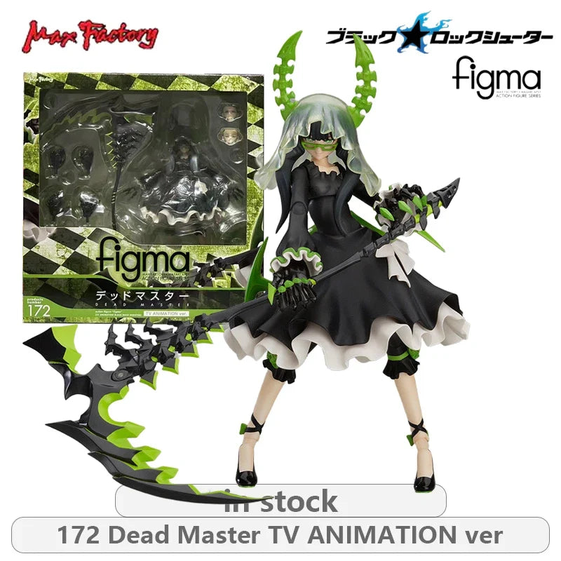Max Factory Original FIGMA Black Rock Shooter  Series SP041 Black Rock Shooter\SP040 BRSB Anime Action Figure Model Toys