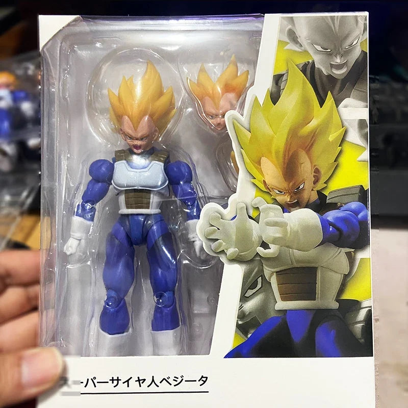 Shf Dragon Ball Z Anime Figures Super Saiyan Full Power Son Goku Vegeta Action Figure PVC Movable Collection Model Toys Gift