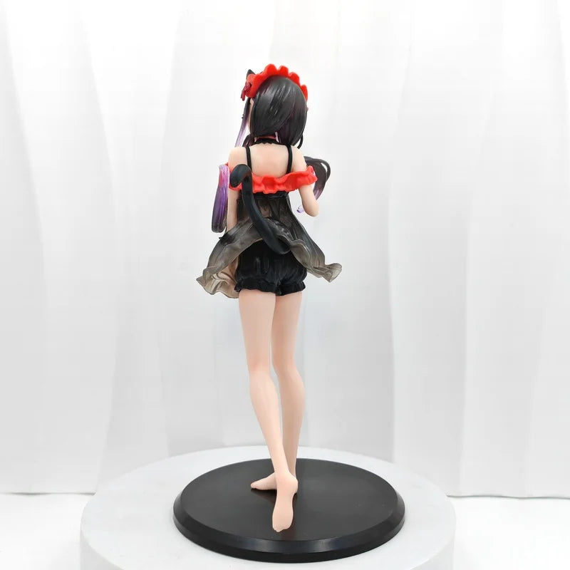 New Product Date A Live Handmade Action Figure Tokisaki Kurumi Pajamas Beautiful Girl Anime Peripheral Desktop Accessories