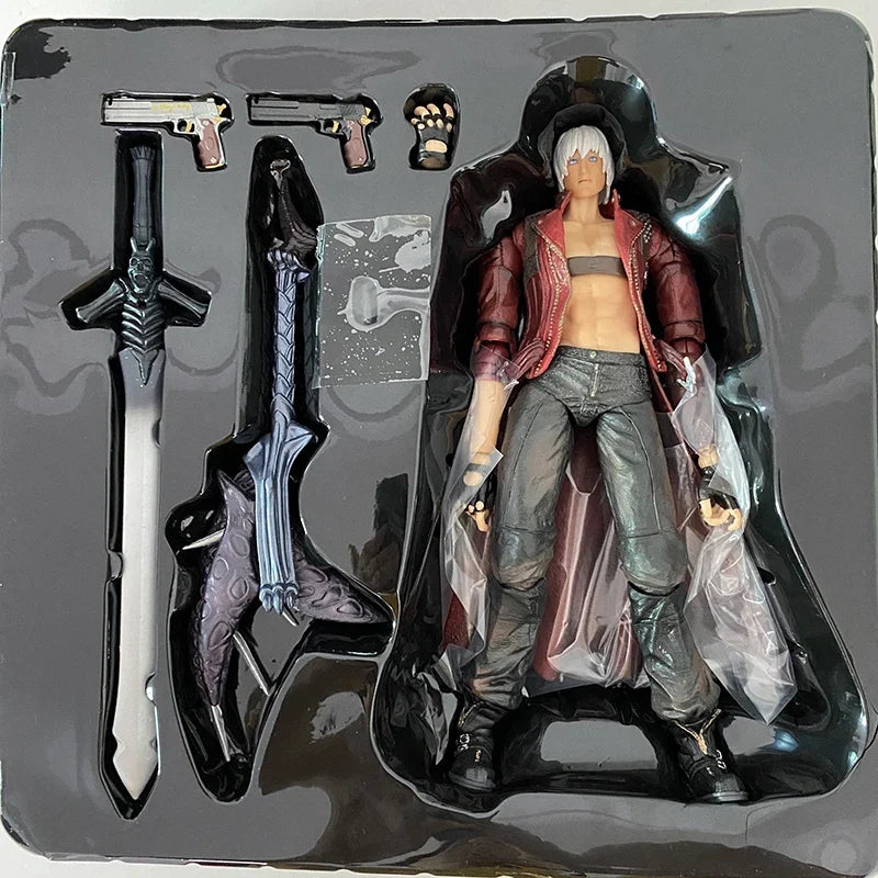 Play Arts Kai Devil May-Cry Dante Action Figure Model Toys Joint Movable Doll Birthday Gift For Friends