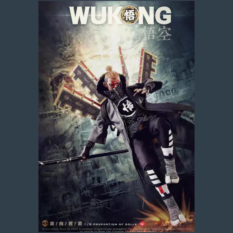 Original 1/6 Collectible Male Soldier Heading West Wukong Bajie Journey To Chinese Full Set 12'' Action Figure Toys For Fans